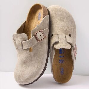 Birkenstock Boston Taupe 38 Narrow/Regular